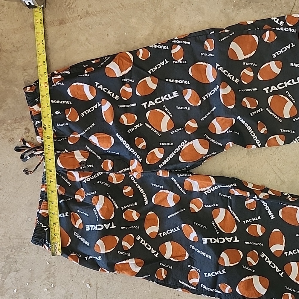 Mens large "football" pj bottoms